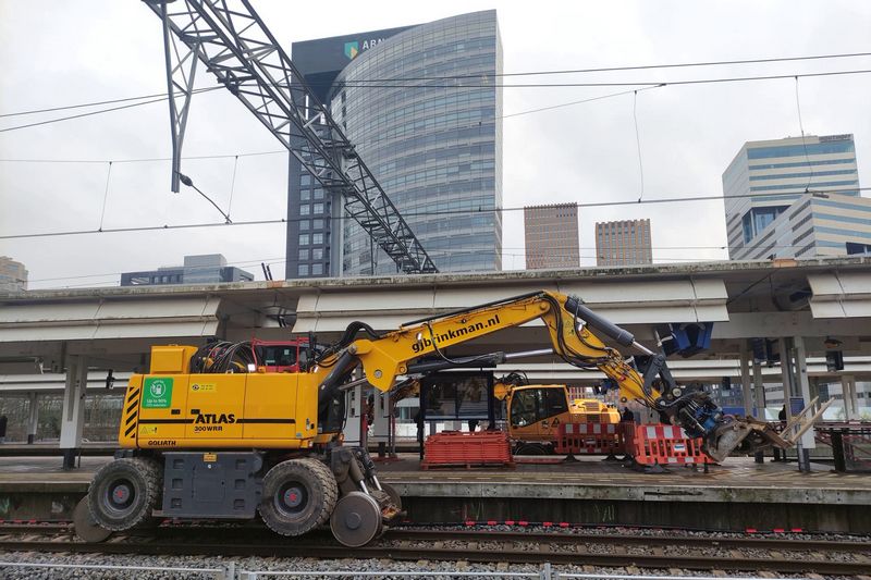 Treinen Amsterdam Zuid stoppen vanaf 2 maart 100 meter westelijker